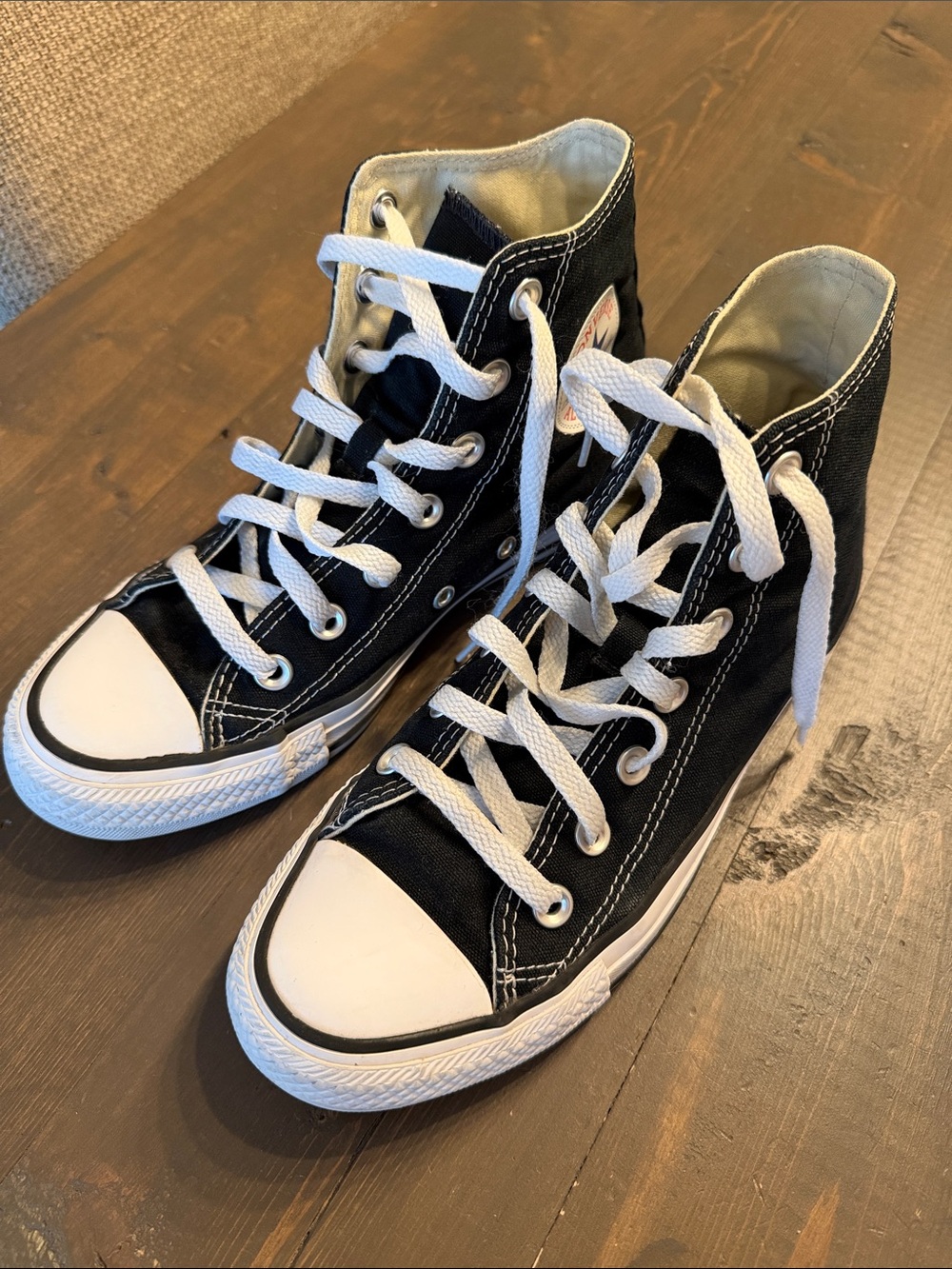 Converse All Star High Top Sneakers Black Size 7